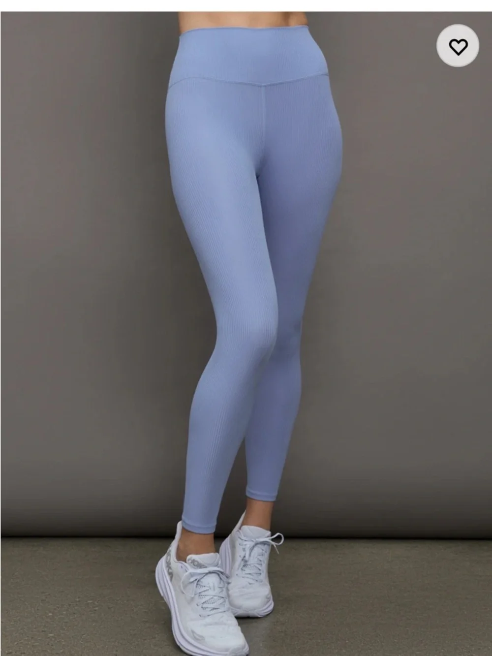 CARBON38 High Rise Ribbed Legging blue size large - Picture 2 of 6